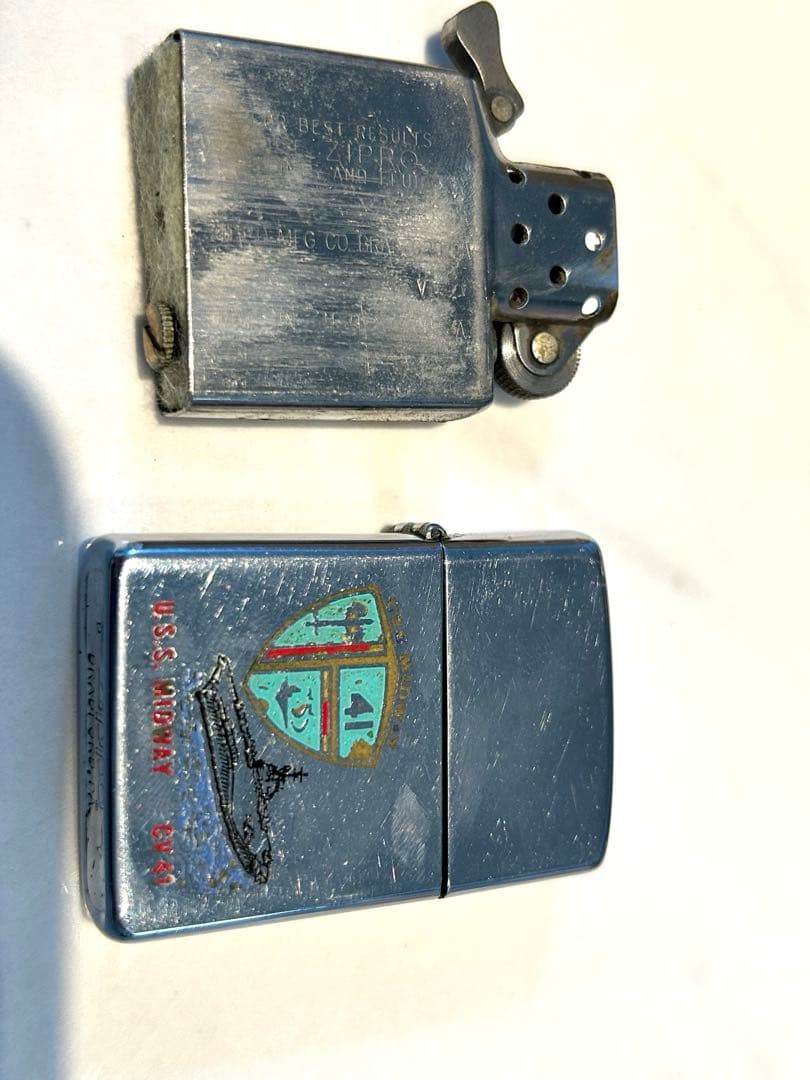 ZIPPO USS MIDWAY ミッドウェイ CV 41 1989年製造 - メルカリ