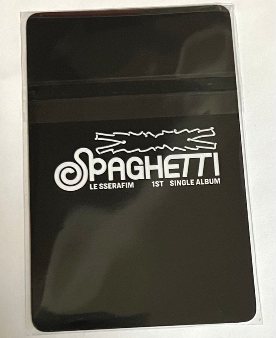 LE SSERAFIM SPAGHETTI weverse 直筆サイン サクラ - メルカリ