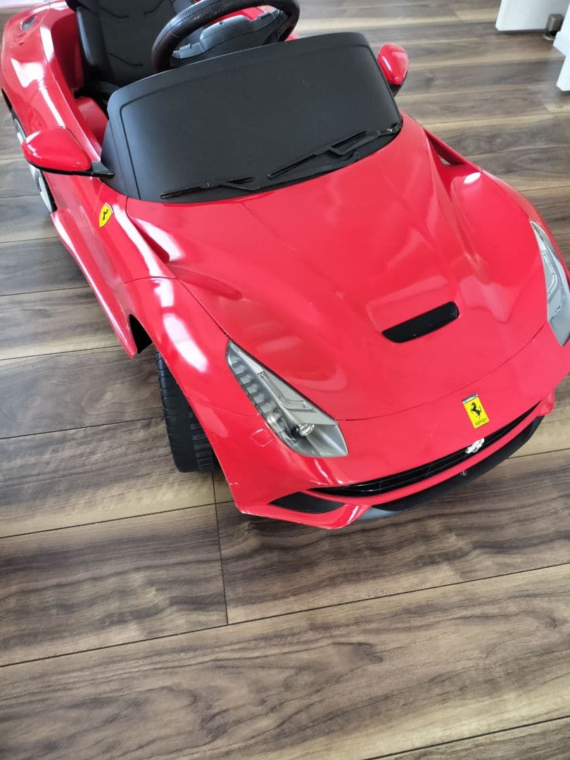 引き取り限定】Ferrari スポーツカー風ミニカー 赤 電動乗用ラジコン