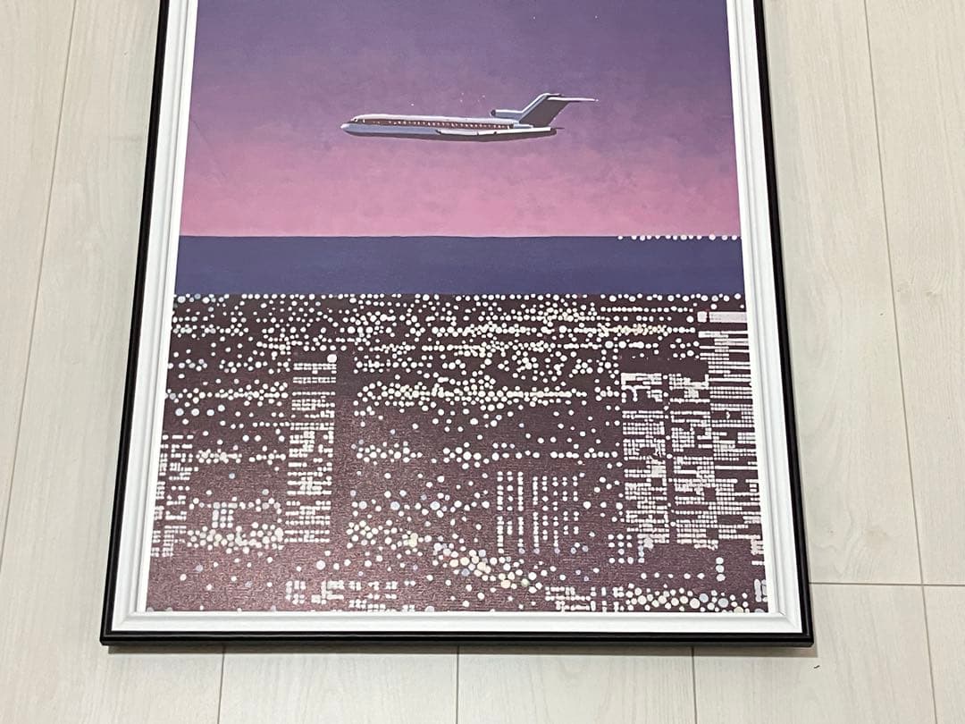 額縁付き】 永井博（Hiroshi Nagai） A2ポスター 飛行機 - メルカリ
