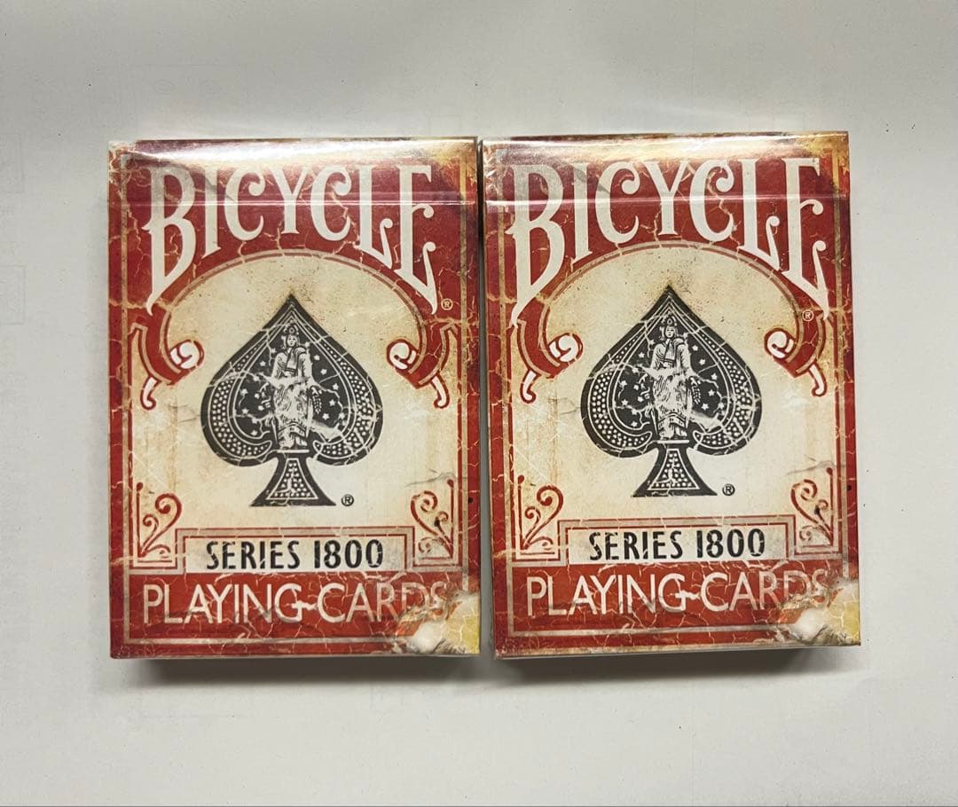 【Bicycle Series 1800】希少なヴィンテージ風トランプ2個セット Amazon.co.jp: Bicycle 1800 Vintage Series Playing Cards by