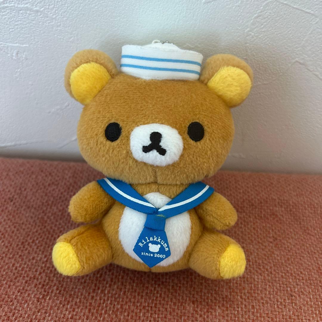 リラックマ マリンボールチェーン付きぬいぐるみ サンエックス