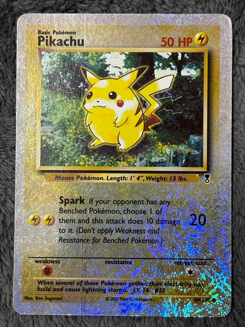 ポケモンカード ポケカ レジェコレ リバホロ 英語 ピカチュウ ポケモンカード ポケカ ピカチュウ リバースホロ 海外限定 英語版 正規