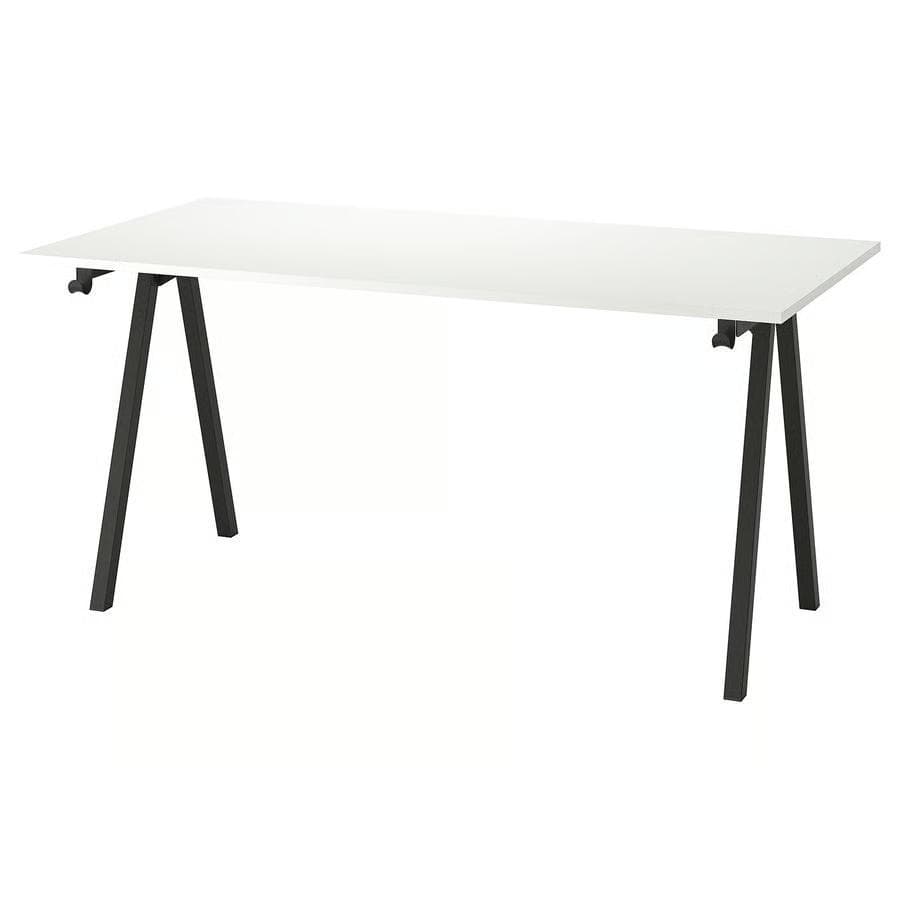 頑丈なデスク TROTTEN トロッテン デスク ホワイト 160x80 cm TROTTEN トロッテン デスク, ホワイト, 160x80 cm - IKEA