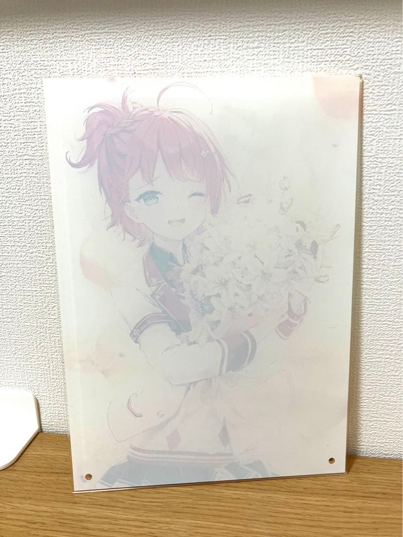 朝日南アカネ 複製直筆サイン・メッセージ入りアクリルパネル - メルカリ