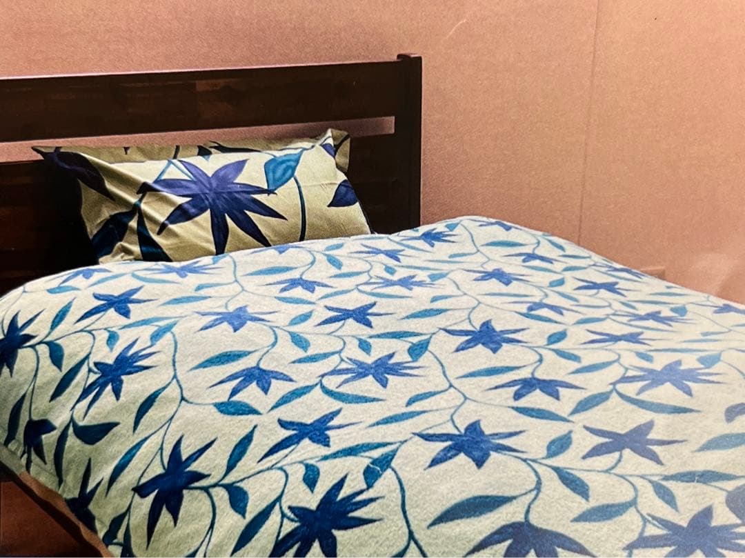 レアFabindia ファブインディア サーモンピンクマルチカバー150×250