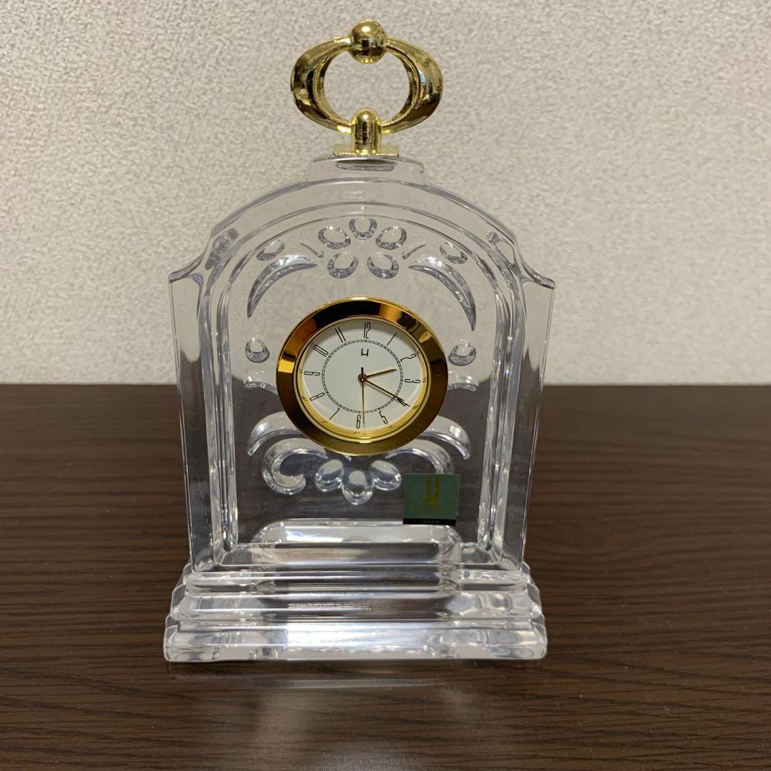 HOYA 水晶電子時計 Desk Clock 置き時計 クリスタル - メルカリ