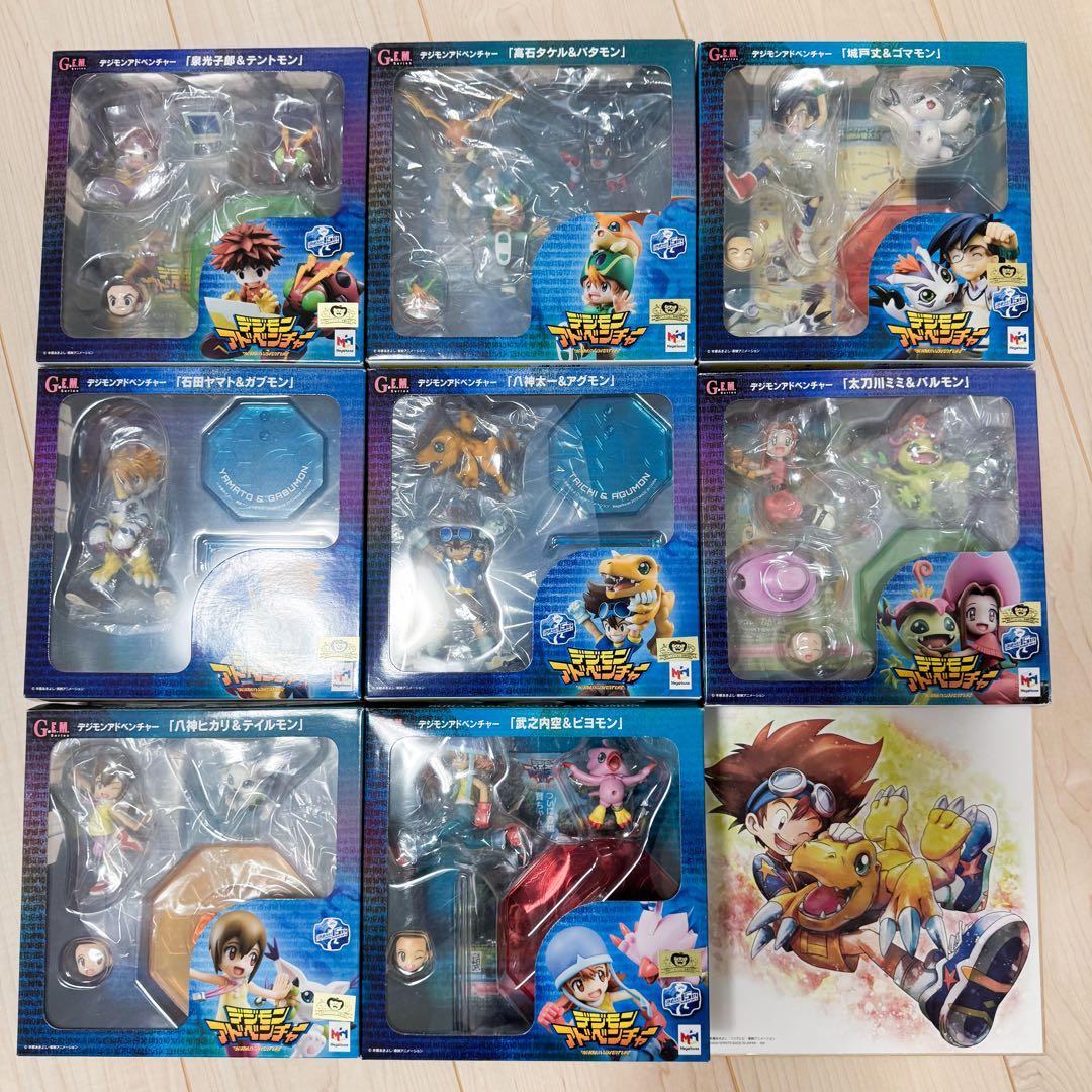 デジモンアドベンチャー G.E.M 選ばれし子供たち コンプリート +おまけ色紙 デジモンアドベンチャー_トレーディングミニ色紙/寝起き 【BOX／12個