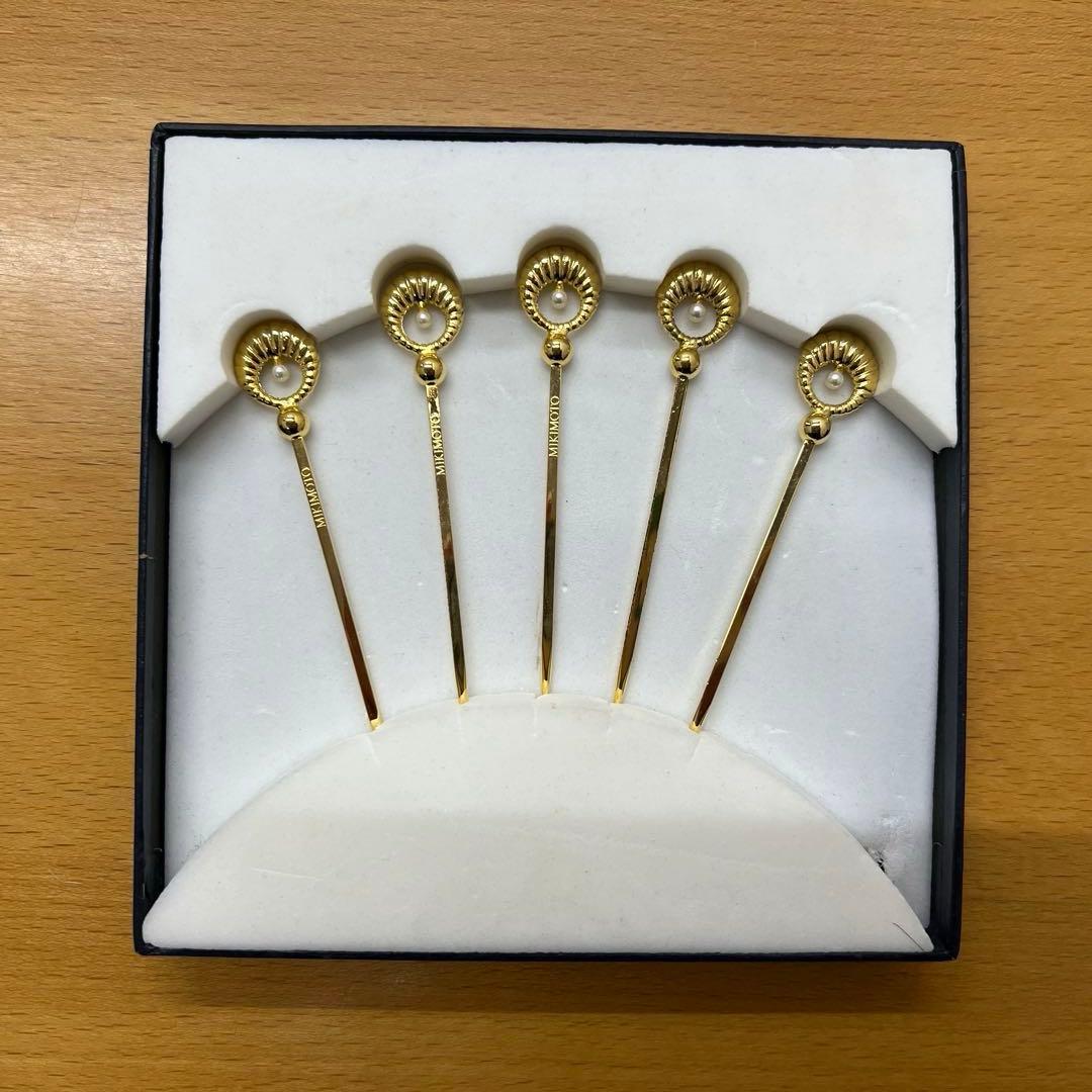 Mikimoto 真珠付きフルーツピック 5本セット - メルカリ