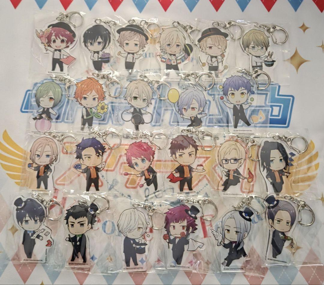 A3！ アニメイトカフェ アクリルキーホルダー 全種+23種セット 2弾/3弾