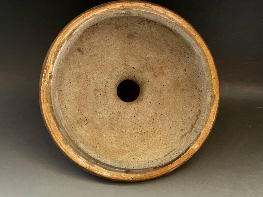 壷□コレクター収集品 磁州窯(宋)双竜紋 雲龍 微塵 蓋物 古玩 唐物