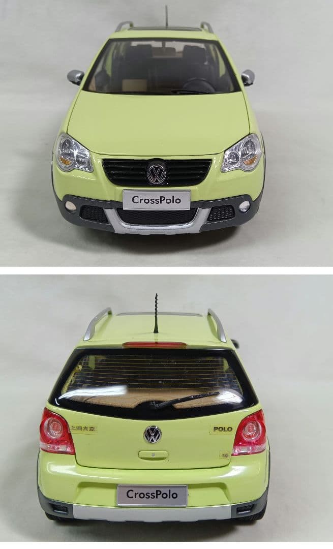 Volkswagen CROSS POLO 1/18 ライム VW特注 ポロ