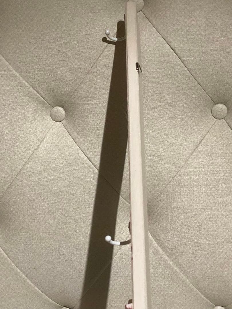ロココ仕様♦️4連 ハンガーラック♦️小物掛け付♦️白＆レッド