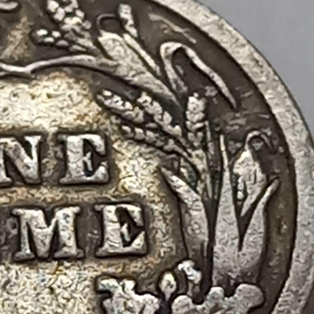 レア 銀貨 1914年 アメリカ 1ダイム バーバー ミントD - メルカリ