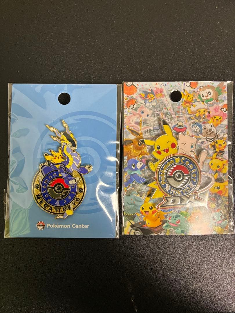 ポケモンセンター メガトウキョー ロゴピンズ 2個 - メルカリ
