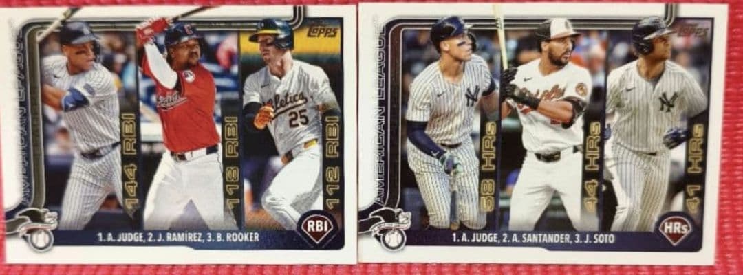 ヤンキース リーダーズカード 2枚セット Topps MLB - メルカリ