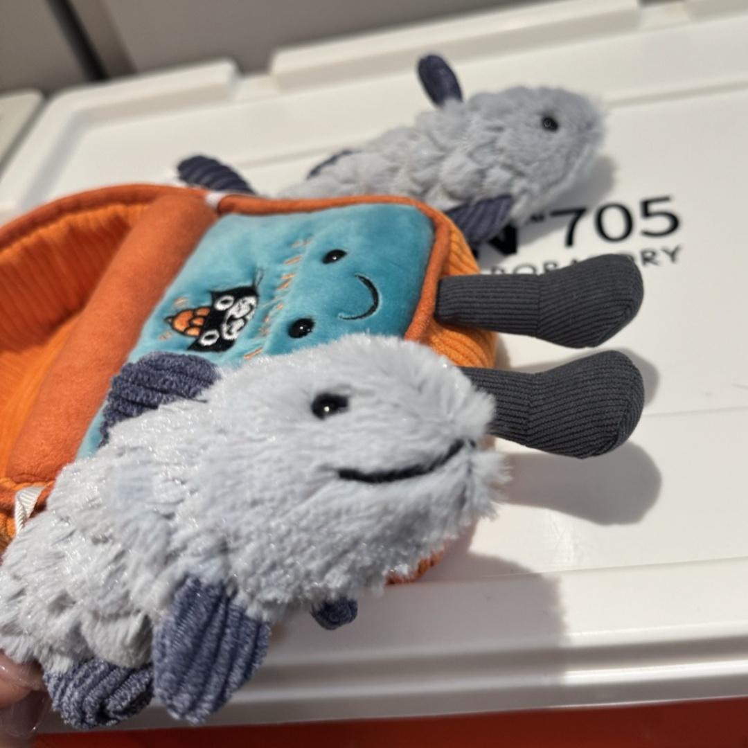 JELLYCAT 新作 ユニーク 可愛い ぬいぐるみ イワシ 缶詰 おもちゃ