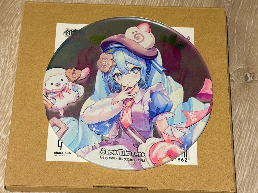 初音ミク 雪ミク2026 雪ミクPiPi コースター パブミラー キャラパブ | すべての商品 | SNOW MIKU 2026/コースターパブミラー 雪