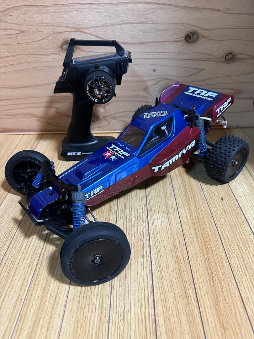 タミヤ DT-03 レーシングファイターフルベアリング TRFカラープロポ