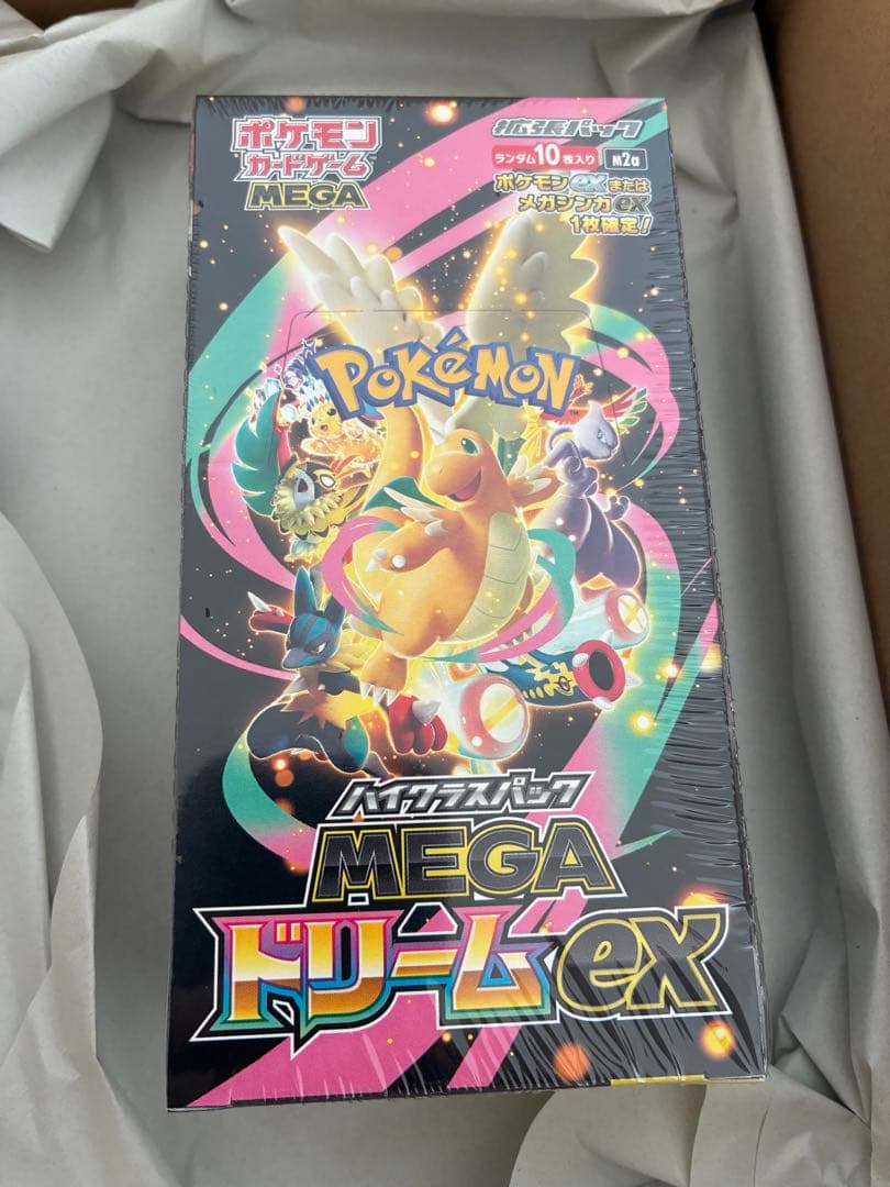 新品未開封　ポケモンカードゲーム MEGA ドリームEX ボックス　シュリンク付 Pokemon（ポケモン） 新品 在庫あり MEGAドリームex 1BOX シュリンク