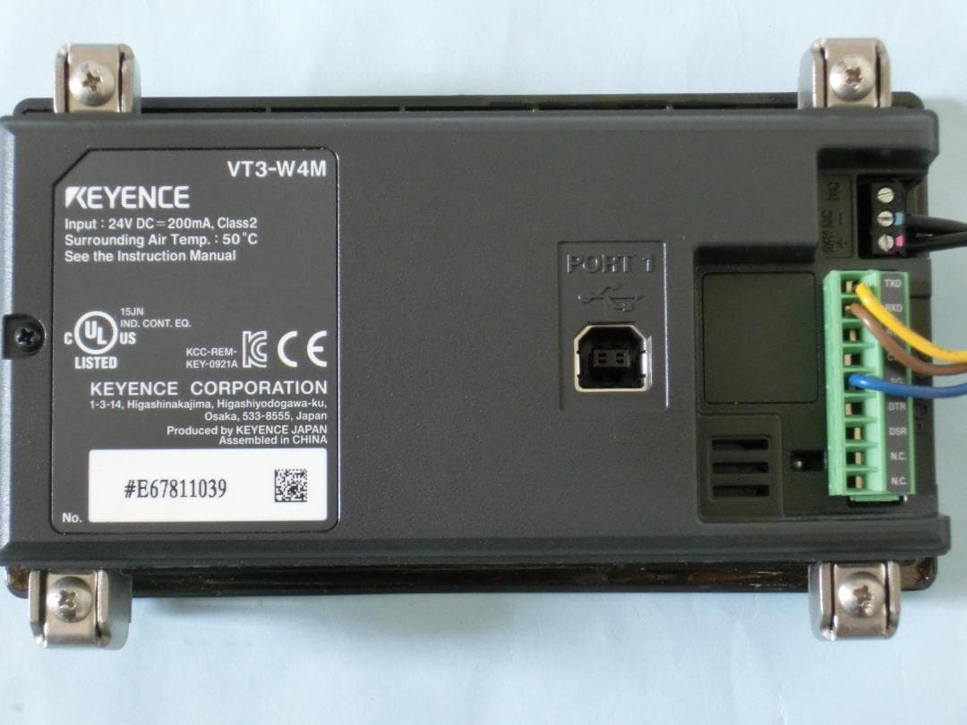 Keyence キーエンスPLC KV700 タッチパネル VT3-W4M 学習