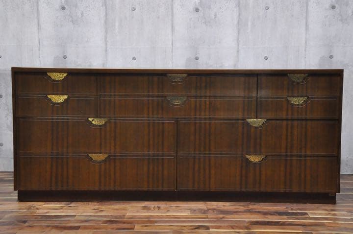 K10Z 最高峰 Baker Furniture ベーカー ワイドチェスト Amazon｜ビーワーススタイル 中が透けない 壁付き チェスト ワイド 4段