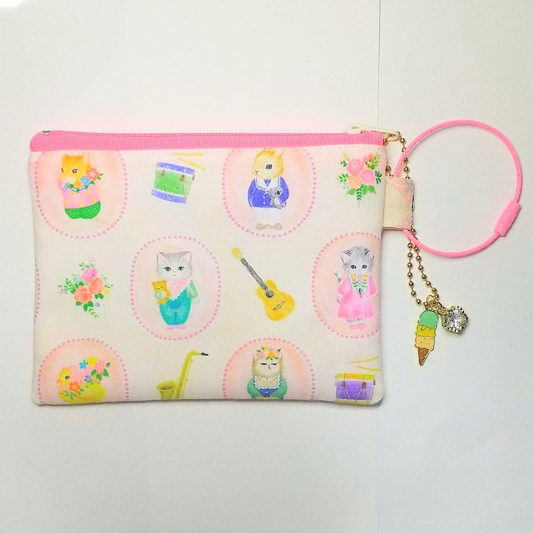 作品例☆ハンドメイド ポーチ ユキエモン yukiemon ハンカチコレクター