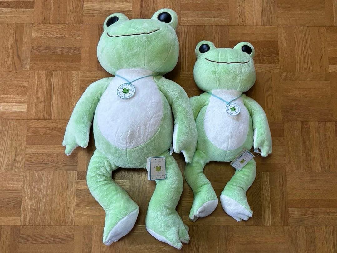 p*m様 【かえるのピクルス】ぬいぐるみ Ｌ/Ｍサイズ ぬいぐるみ 大きい かえるのピクルス ベーシック pickles the frog