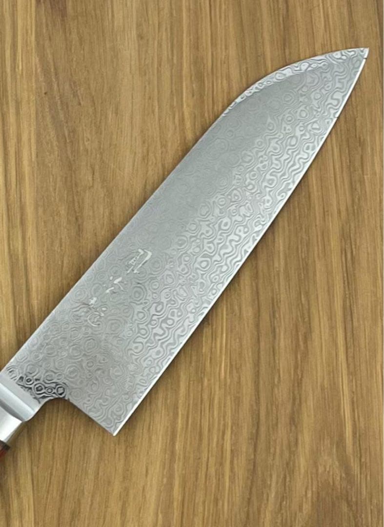 龍泉刃物 鳳炎龍 コアレス vg10 + vg2 三徳170mm 寄木ハンドル - メルカリ