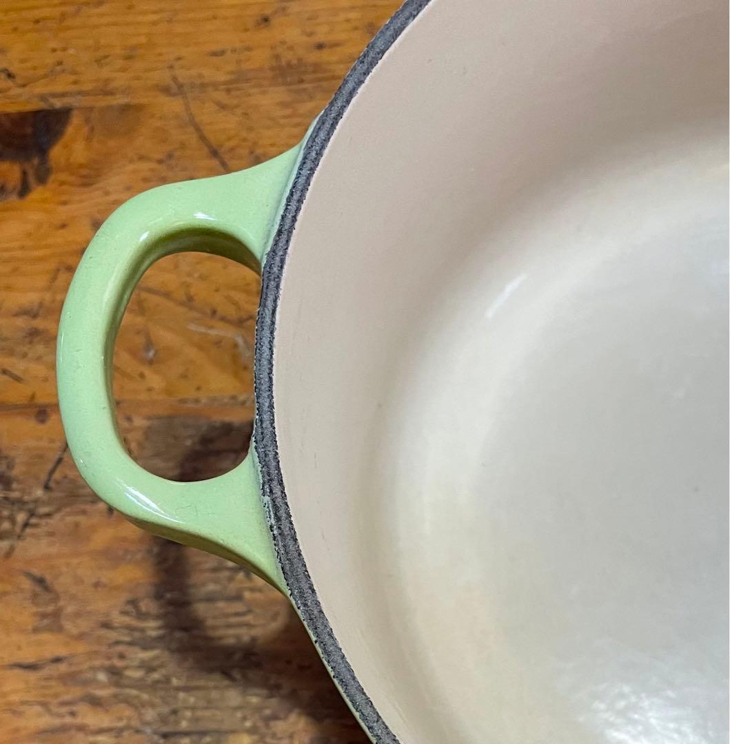 LE CREUSET ルクルーゼ ココット・ロンド キウイ 20cm - メルカリ