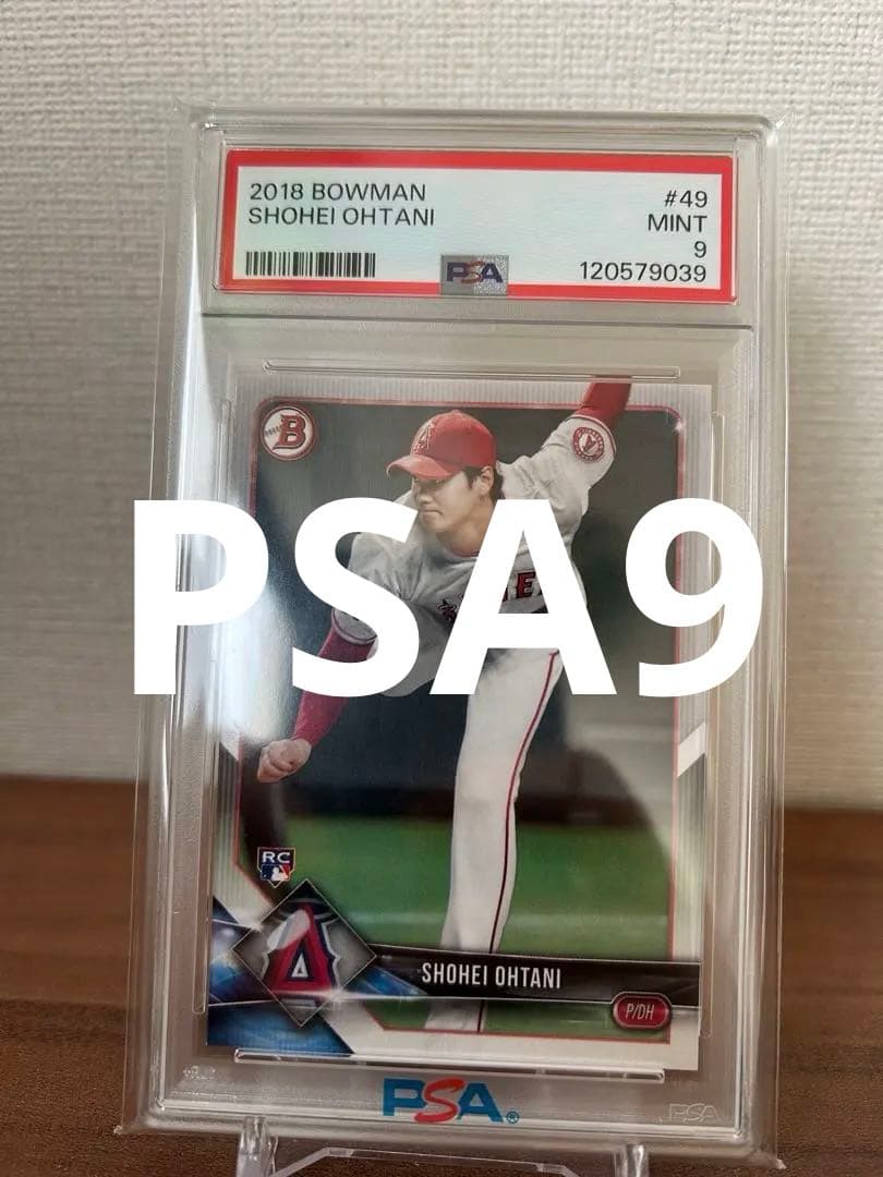 大谷翔平 ルーキー #49｜Bowman 2018 RC 】PSA9 - メルカリ
