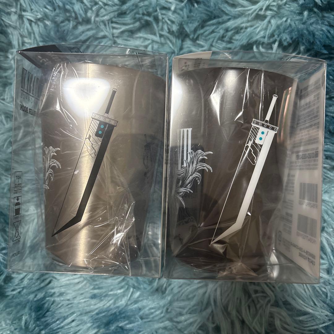 新品未開封】FF7 リメイク タンブラー ブラック／シルバー - メルカリ