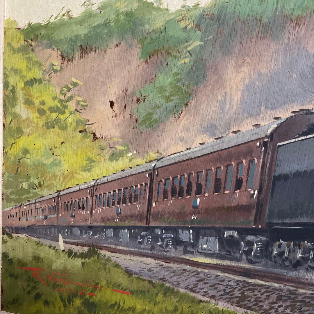 蒸気機関車 C60105 絵画 水彩画？ - メルカリ