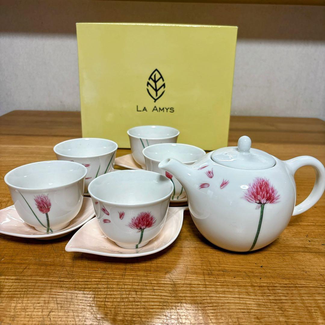 ラエミーズ テ・オリエンタル 茶器揃 急須 湯呑み ソーサー - メルカリ