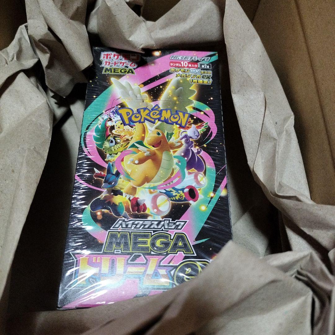 う*ー様 ポケモンカード MEGA ドリームEX 未開封シュリンク付きBOX ポ MEGAドリームex 新品未開封 シュリンク付き BOX ポケモンカード