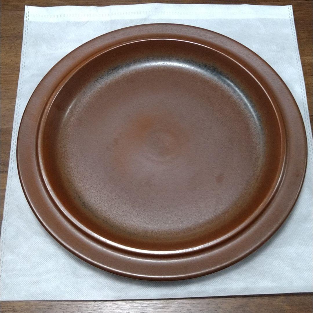 ARABIA　ルスカ　大皿(33cm)　茶系 アラビア ルスカ 大皿 フィンランドヴィンテージ 北欧食器/Finnish