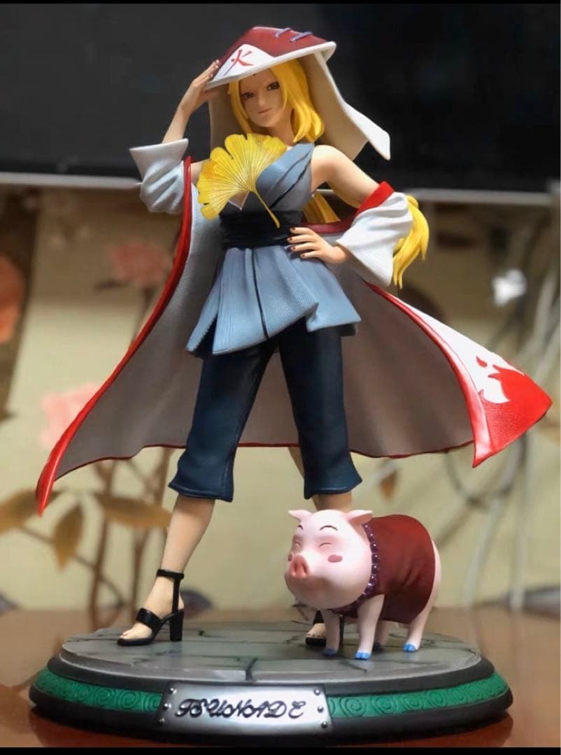 NARUTO ナルト自来也 綱手 ガレージキット ガレキ スタチュー ①