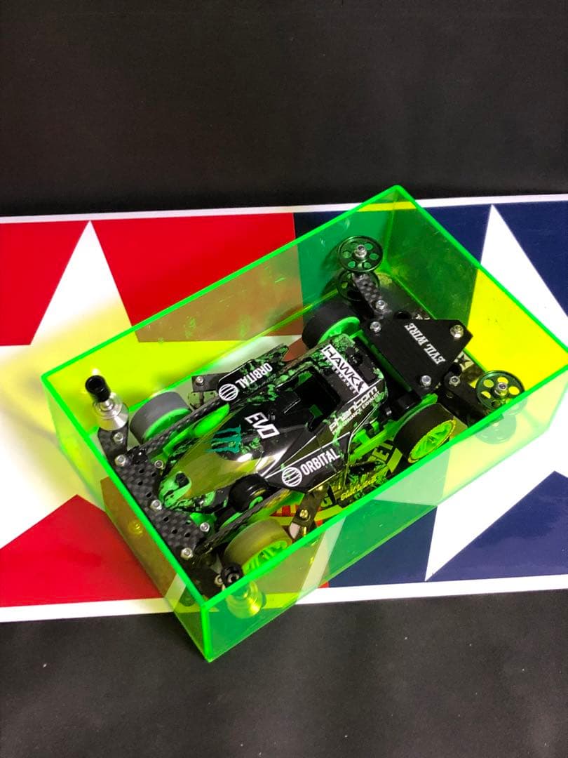 ミニ四駆 完成品 FMAカスタムマシン サンダーショットjr - メルカリ