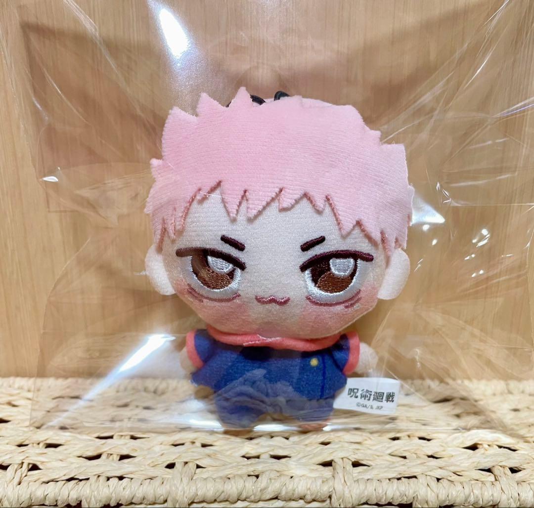 ☆美品☆呪術廻戦 ちょぴぬいぷち 虎杖悠仁 ユージ ぬいぐるみ 桃ゆじ