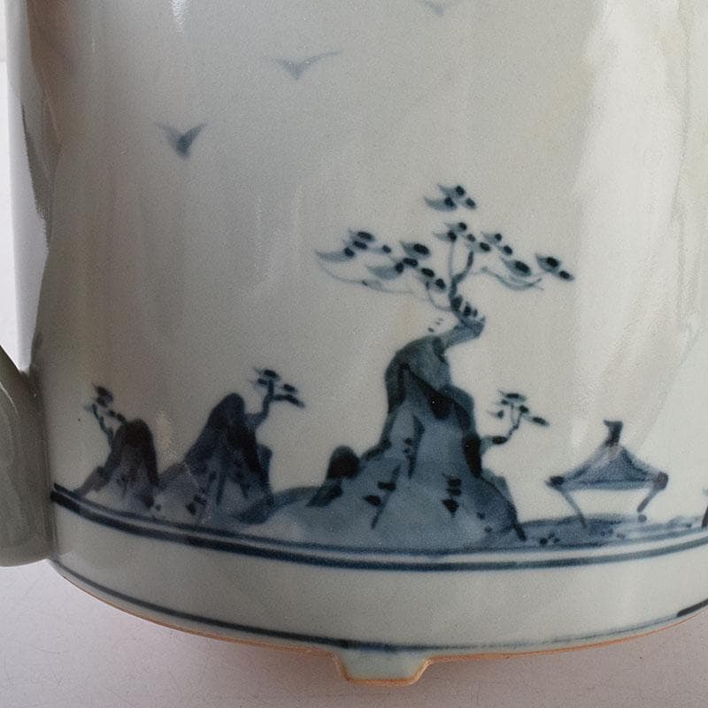 Palm Tree様専用 古伊万里写 染付 山水文 水注 共箱 V 7975C - メルカリ