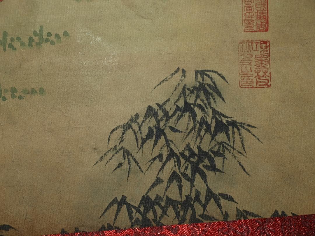 中国美术品 清時代の物図 肉筆絵 激安骨董品 BD221A13-3