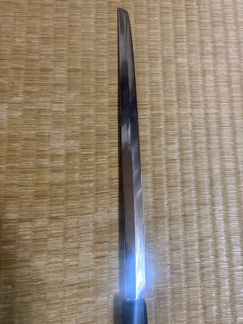 源 正隆 別作 てっさ包丁 半鏡面仕立 刃渡り約29㎝ 高級金蘭包丁袋付