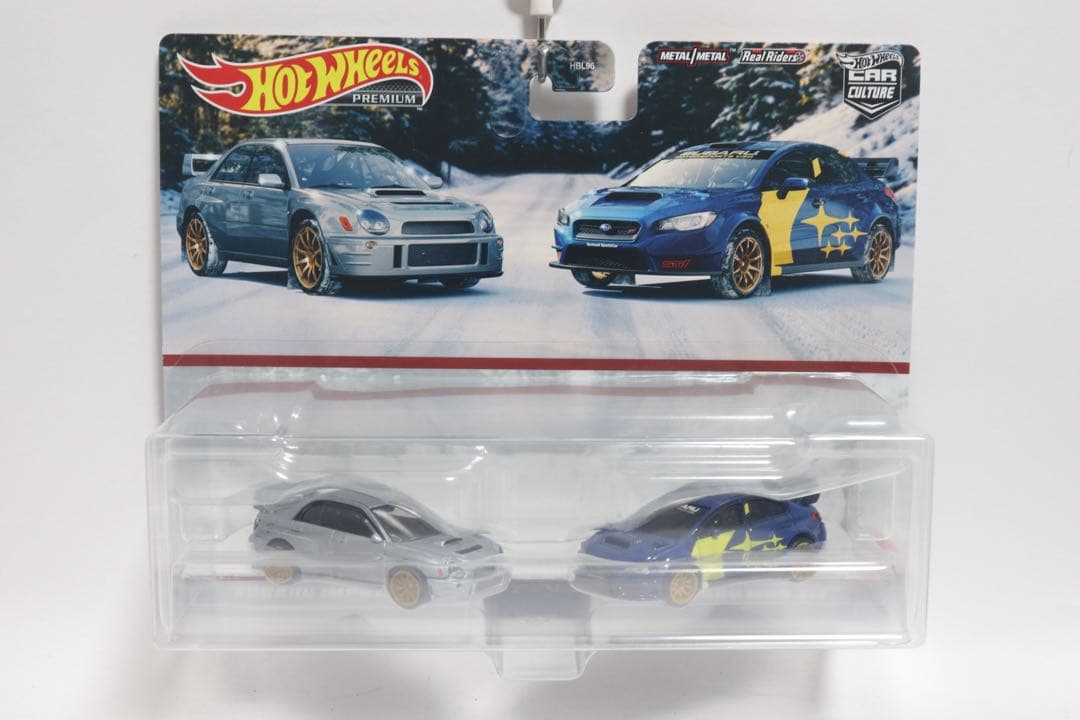 ホットウィール プレミアム2パック スバル インプレッサ ＆ WRX STI