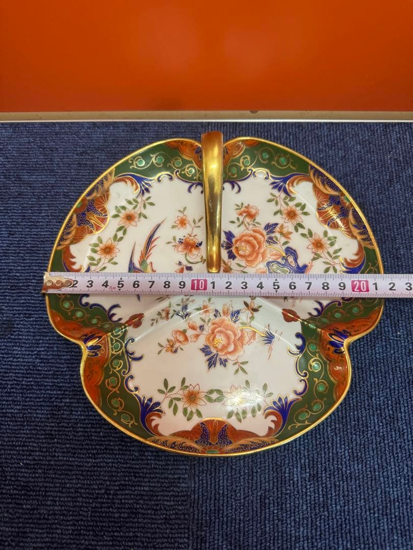 1791 オールドノリタケ 花鳥文 皿 金彩