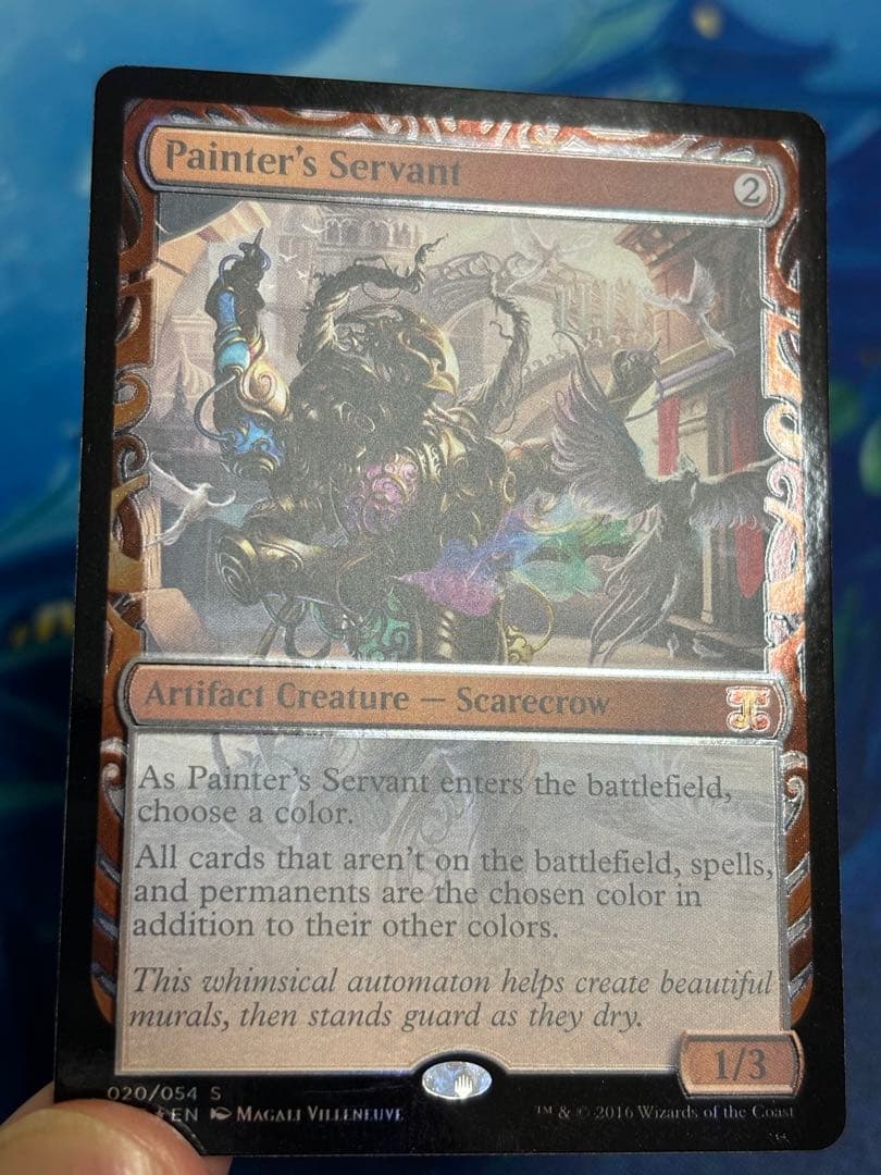 MTG 絵描きの召使い4枚丸砥石2枚英語foil