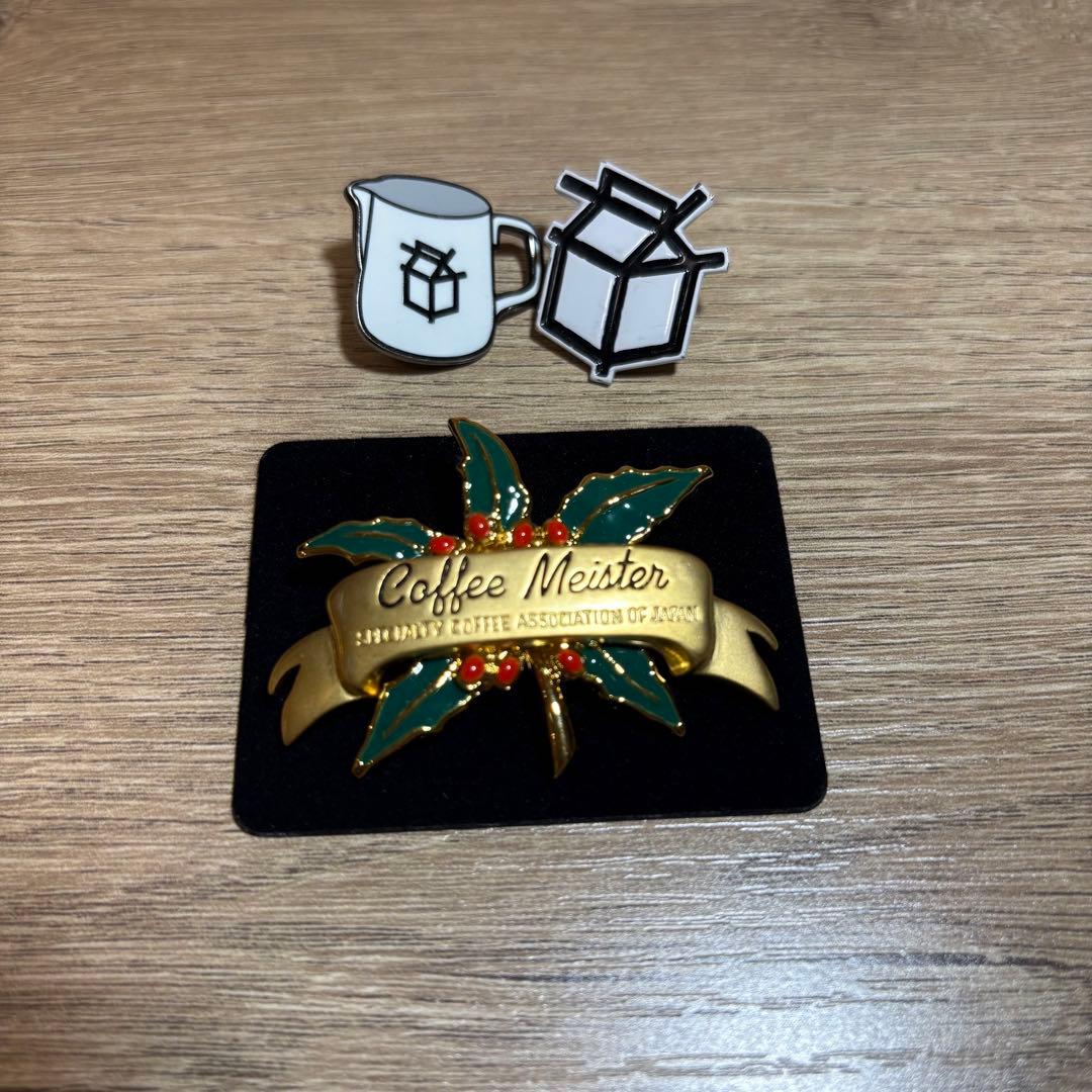新品 未使用 】 Coffee Meister バッジ コーヒーマイスター - メルカリ
