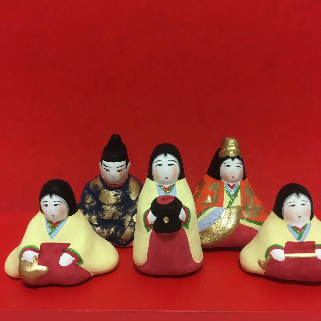 土人形　お雛様　新品　未使用品　岩みつこ先生作 今年もみにみつこちゃん雛人形🎎 】 こんにちは。節分も終わり、さあ