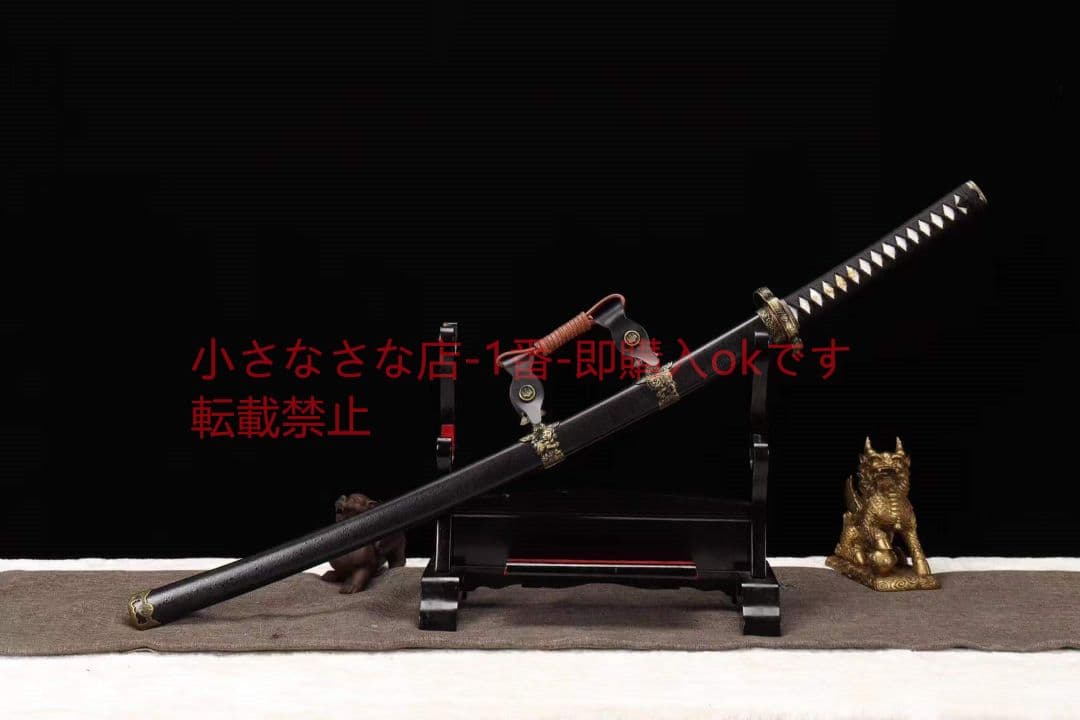 26寸銅装鋒鋼超鏡面武士刀『鏡面紅武士』 古兵器 武具 刀装具 日本刀