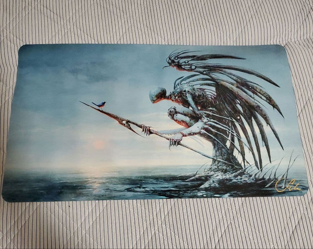 phyrexian angel プレイマット Seb McKinnon サイン入