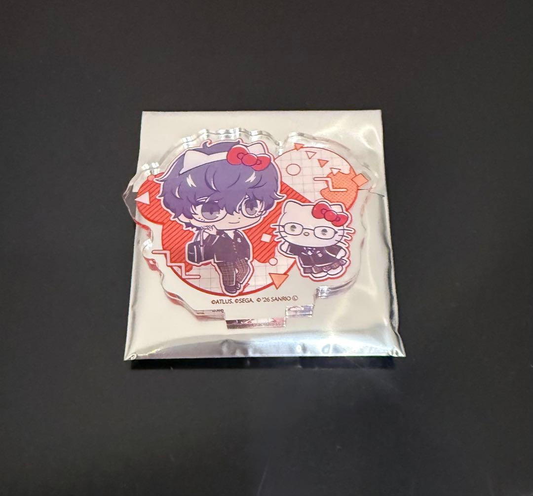 ペルソナ サンリオ コラボ アクリルぷちスタンド ペルソナ5 主人公